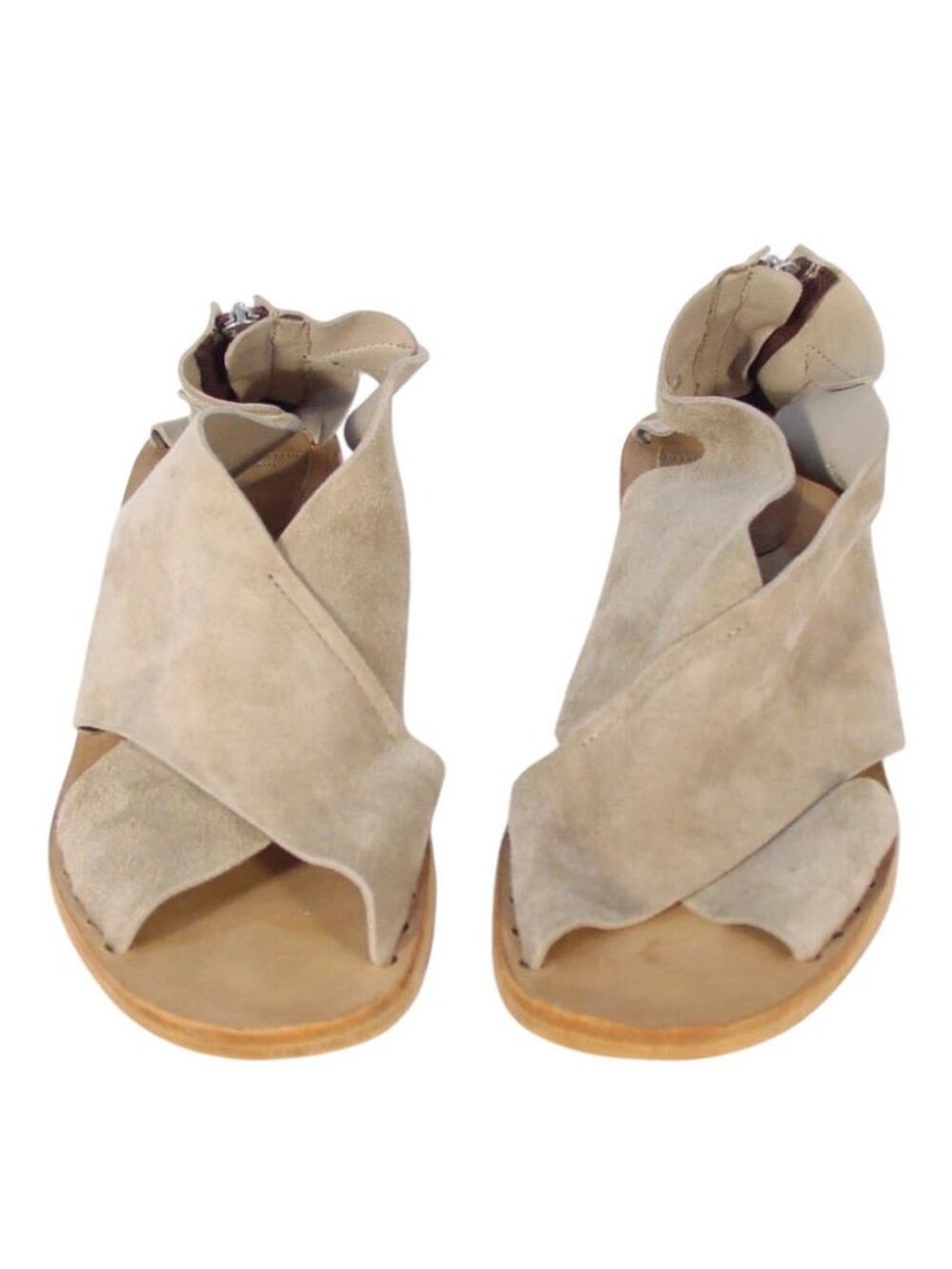 OFFICINE CREATIVE Soiree New $600 Suede Heeled Sandals 40/10 - Made in ITALY - Picture 4 of 12